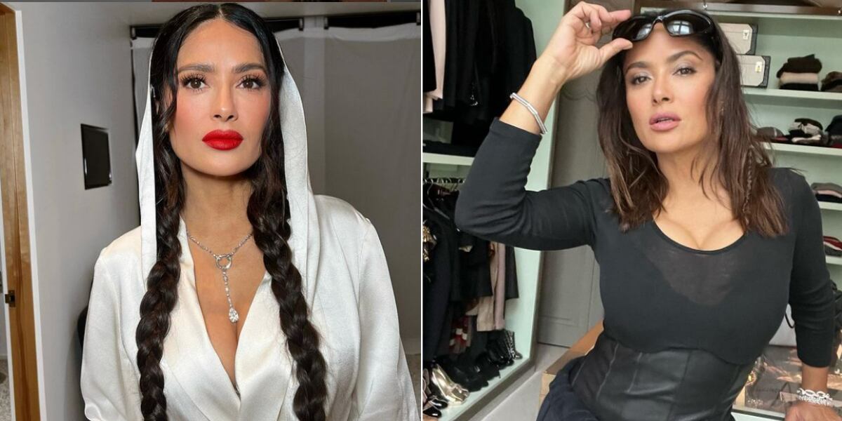 Salma Hayek se destaca carregando a tocha olímpica, mas foi criticada nas redes sociais