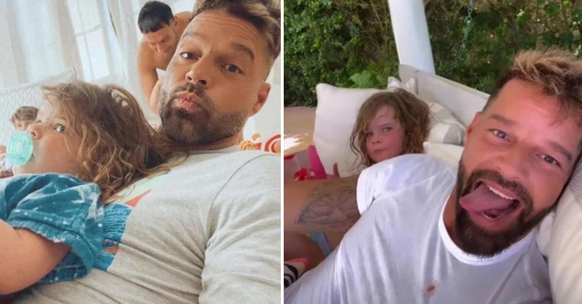 A filha de Ricky Martin aparece com um vestido glamoroso e encanta com seu estilo