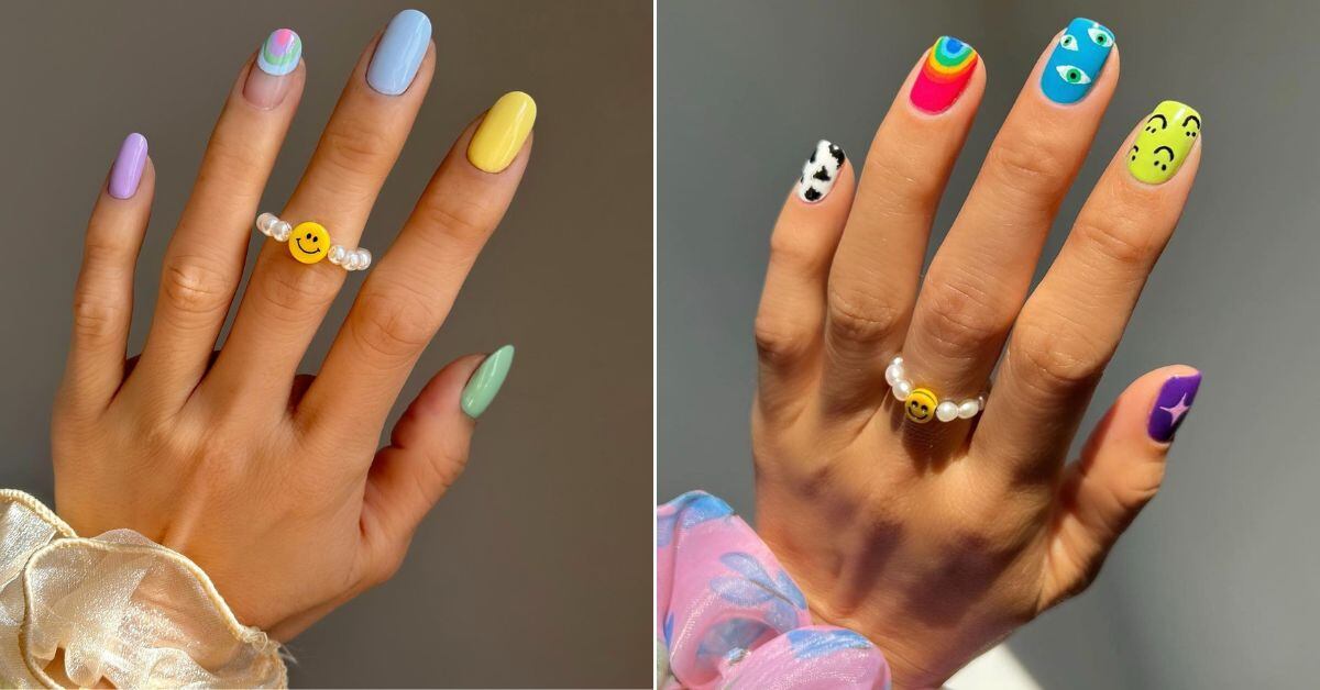 Los diseños en uñas cortas son los preferidos durante este 2024