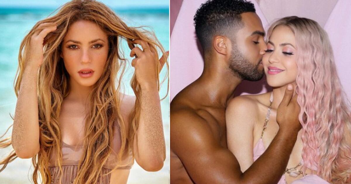 Shakira y Lucien Laviscount