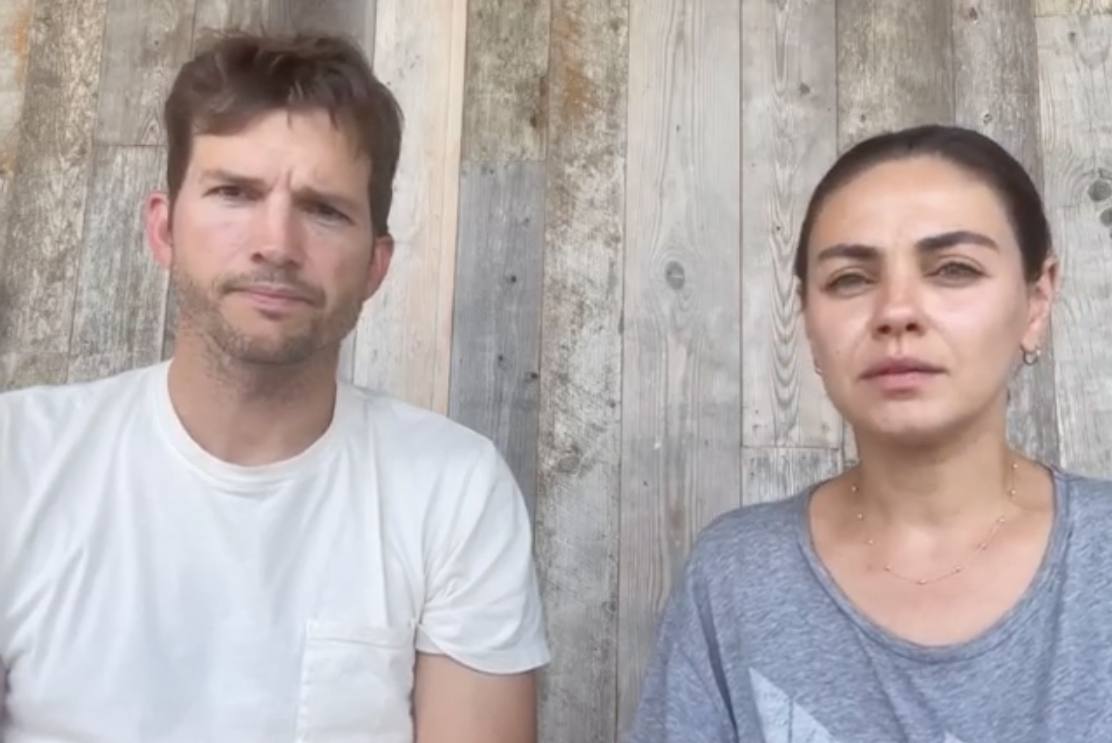 Ashton Kutcher y Mila Kunis / Captura Instagram